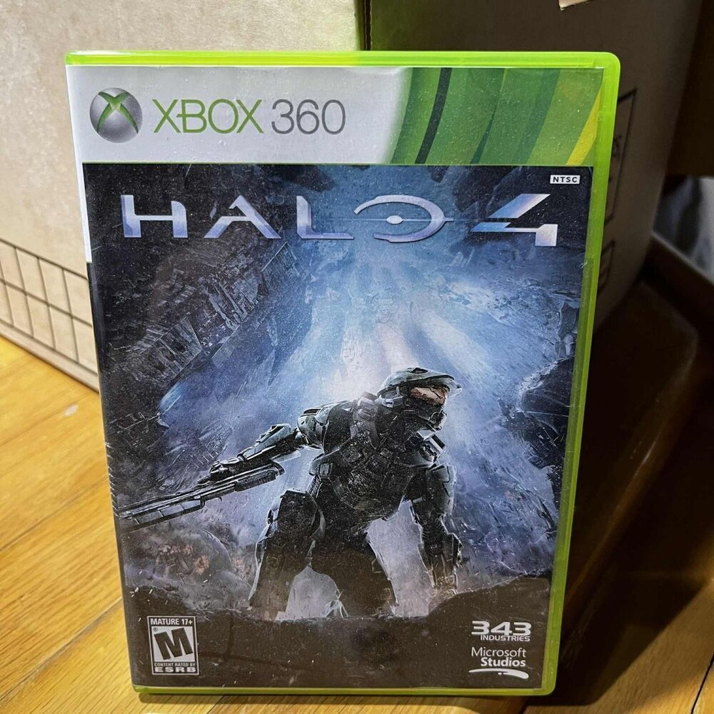Halo 4 (Microsoft Xbox 360, 2012) CIB Complete Tested Working One Owner